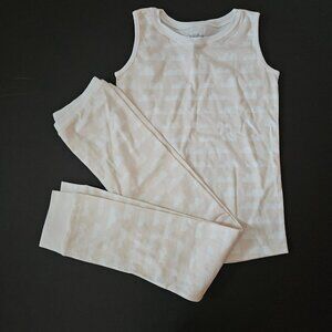 Omi Jo NWT 11-12 Well Dressed Wolf Simply Sleep Beige Clouds Pajamas